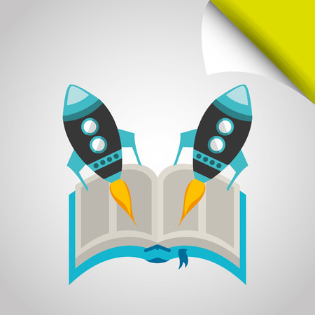 science book design, vector illustration eps10 graphicのイラスト素材