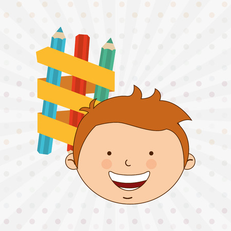 small students design, vector illustration eps10 graphicのイラスト素材