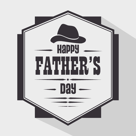 happy fathers day design, vector illustration eps10 graphicのイラスト素材