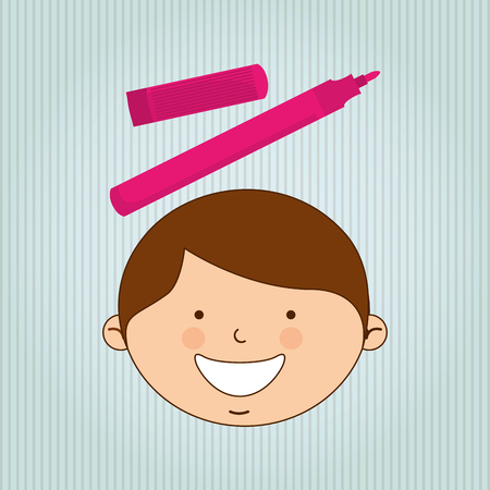 small students designのイラスト素材