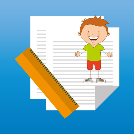 small students designのイラスト素材