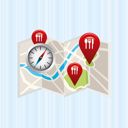 location of place on the map design, vector illustration eps10 graphicのイラスト素材