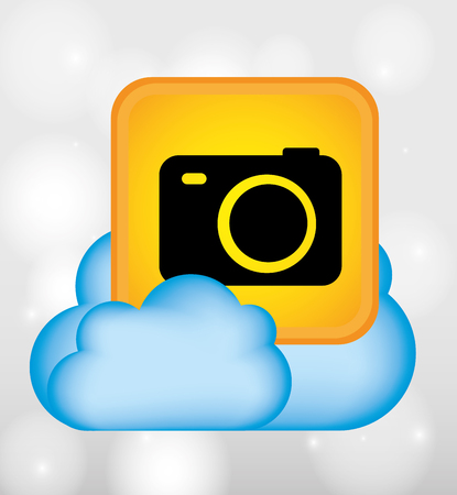 cloud computing design, vector illustration eps10 graphicのイラスト素材