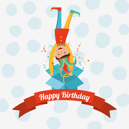 birthday invitation design, vector illustration eps10 graphicのイラスト素材
