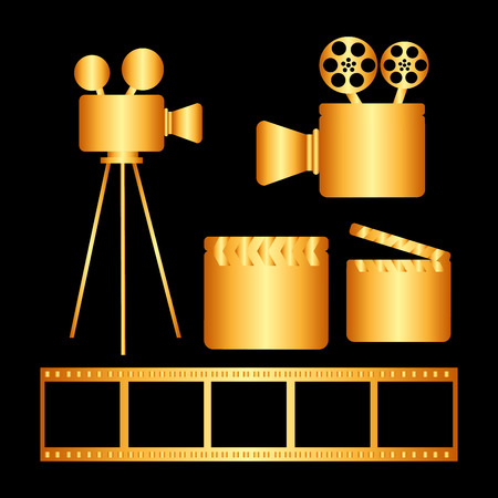 cinema entertainment design, vector illustration eps10 graphicのイラスト素材