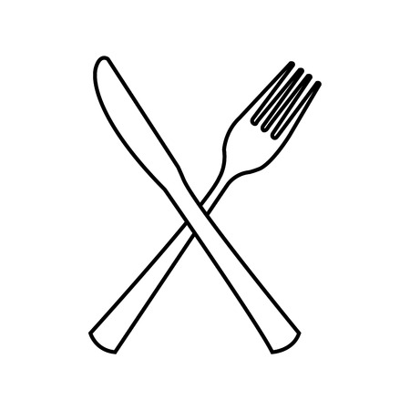table cutlery isolated icon design, vector illustration  graphicのイラスト素材