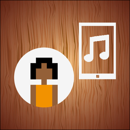 mobile technology design, vector illustration eps10 graphicのイラスト素材