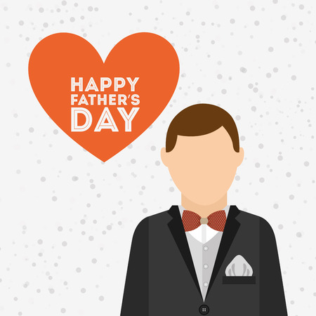 happy fathers day design, vector illustration eps10 graphicのイラスト素材