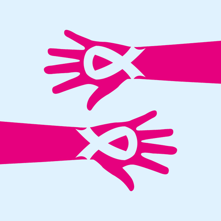 breast cancer awareness design, vector illustration eps10 graphicのイラスト素材