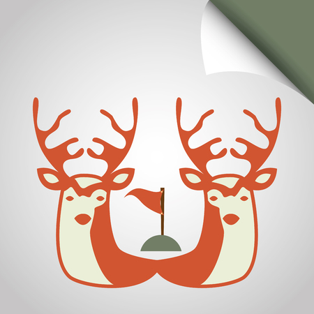 summer camp design, vector illustration eps10 graphicのイラスト素材