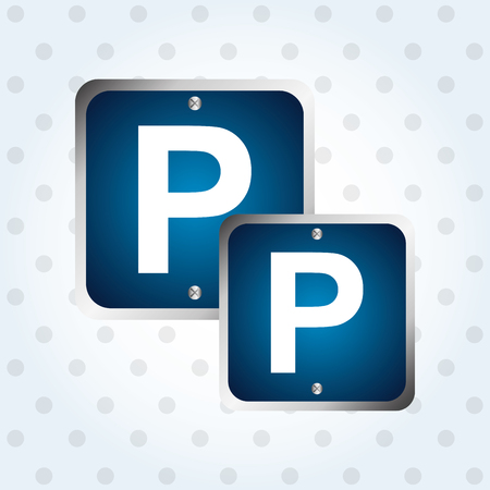 parking zone design, vector illustration eps10 graphicのイラスト素材