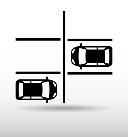 parking zone design, vector illustration eps10 graphicのイラスト素材