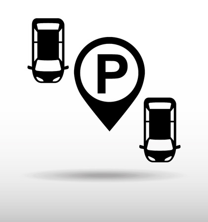 parking zone design, vector illustration eps10 graphicのイラスト素材