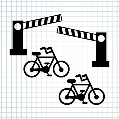 parking zone design, vector illustration eps10 graphicのイラスト素材