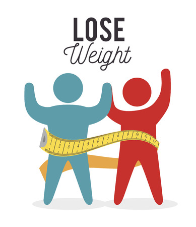 lose weight design, vector illustration eps10 graphicのイラスト素材