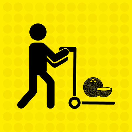 delivery food design, vector illustration eps10 graphicのイラスト素材