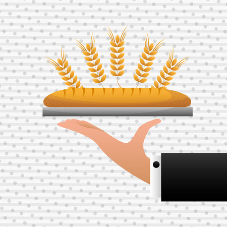 bakery products design, vector illustration eps10 graphicのイラスト素材