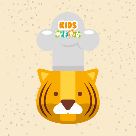 kids menu design, vector illustration eps10 graphicのイラスト素材