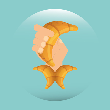 bakery products design, vector illustration eps10 graphicのイラスト素材