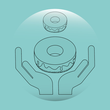 bakery products design, vector illustration eps10 graphicのイラスト素材