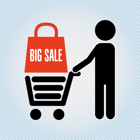 people shopping design, vector illustration eps10 graphicのイラスト素材