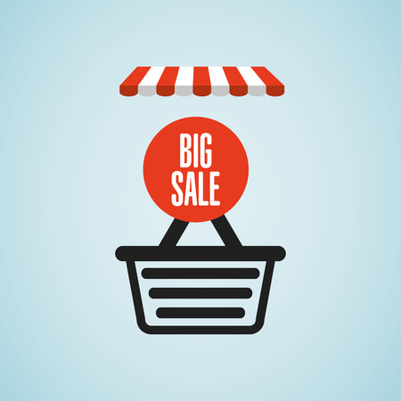 shopping concept design, vector illustration eps10 graphicのイラスト素材