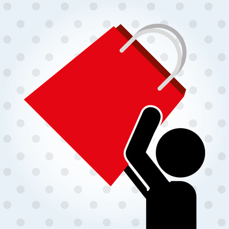 people shopping design, vector illustration eps10 graphicのイラスト素材