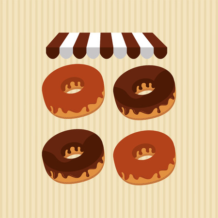 bakery shop design, vector illustration eps10 graphicのイラスト素材