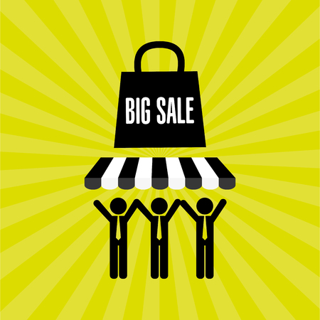 people shopping design, vector illustration eps10 graphicのイラスト素材