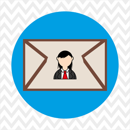 person and letter design, vector illustration eps10 graphicのイラスト素材