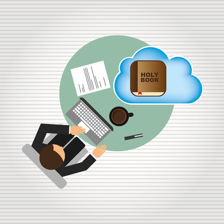 cloud computing design, vector illustrationのイラスト素材