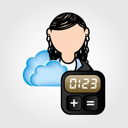 cloud computing design, vector illustration eps10 graphicのイラスト素材