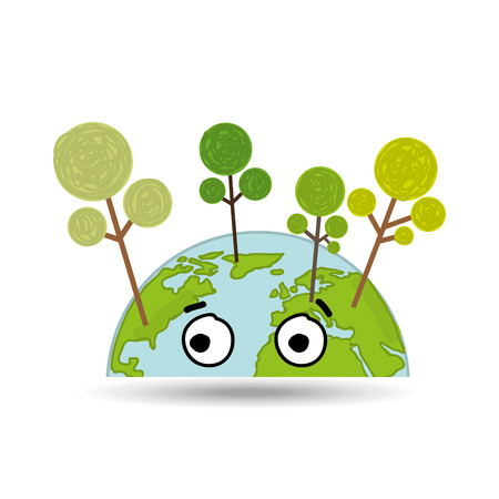 plant a tree design, vector illustration eps10 graphicのイラスト素材