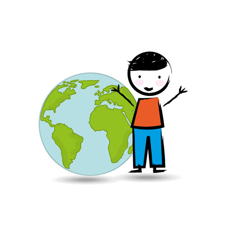 save the planet design, vector illustration eps10 graphicのイラスト素材