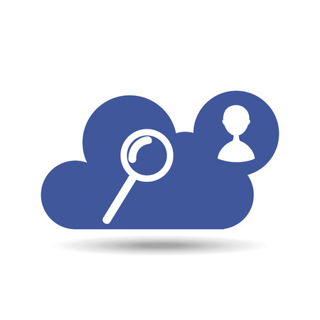 cloud computing design, vector illustration eps10 graphicのイラスト素材