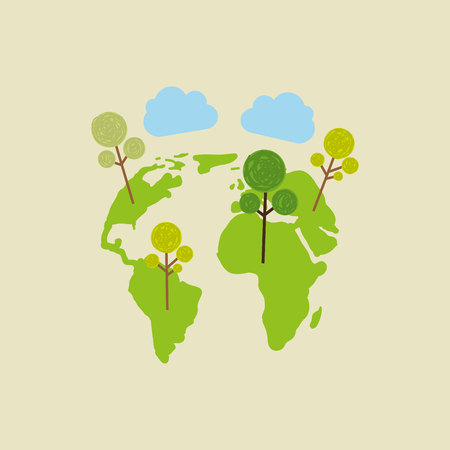 plant a tree design, vector illustration eps10 graphicのイラスト素材