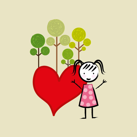 plant a tree design, vector illustration eps10 graphicのイラスト素材