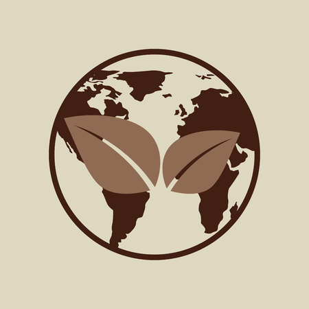 ecology concept design, vector illustration eps10 graphicのイラスト素材