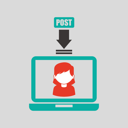 social media design, vector illustration eps10 graphicのイラスト素材