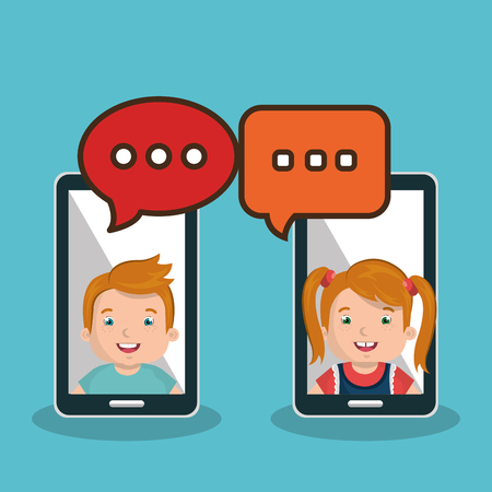 online kids design, vector illustration eps10 graphicのイラスト素材