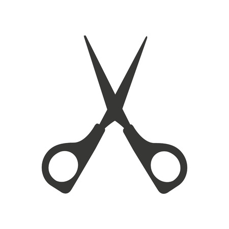 cutting scissors isolated icon design, vector illustration  graphicのイラスト素材