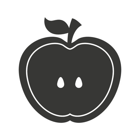 apple fruit isolated icon design, vector illustration  graphicのイラスト素材