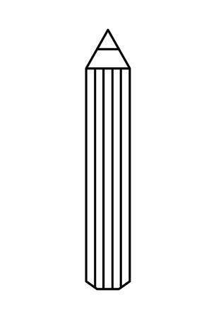pencil  isolated icon design, vector illustration  graphicのイラスト素材