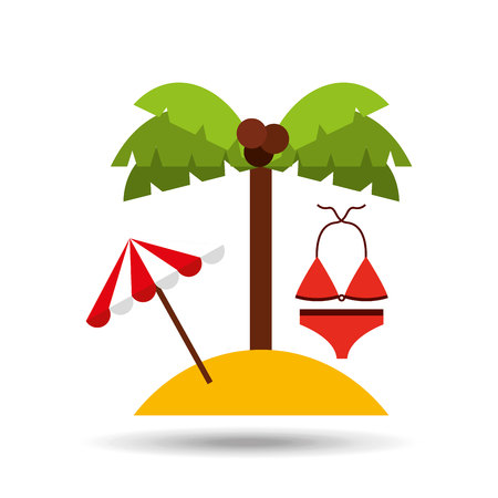 summer  vacations design, vector illustration eps10 graphicのイラスト素材