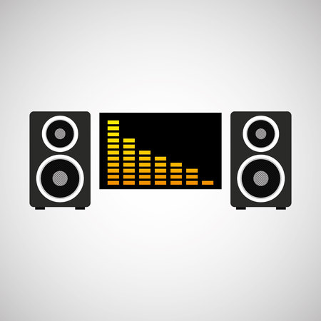 music player design, vector illustration eps10 graphicのイラスト素材