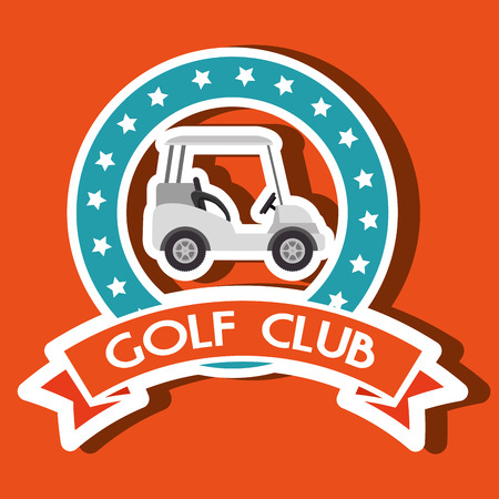 golf equipment design, vector illustration eps10 graphicのイラスト素材