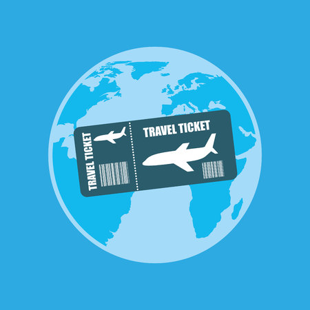 airplane flight design, vector illustrationのイラスト素材