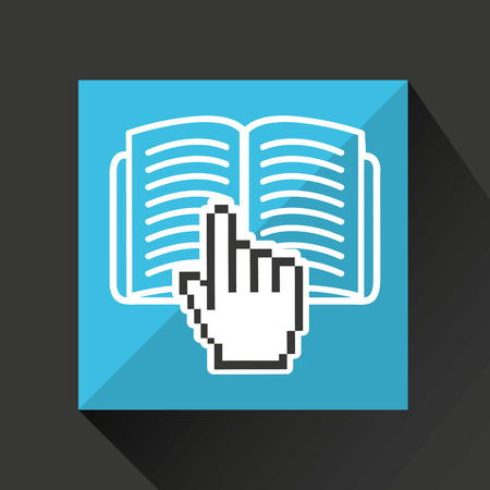 electronic book design, vector illustrationのイラスト素材