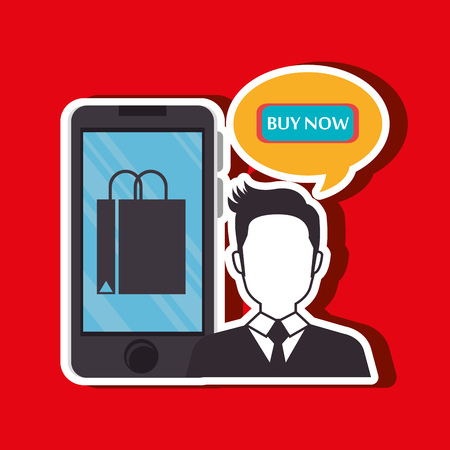 electronic commerce design, vector illustrationのイラスト素材