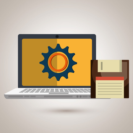 data center design, vector illustration eps10 graphicのイラスト素材